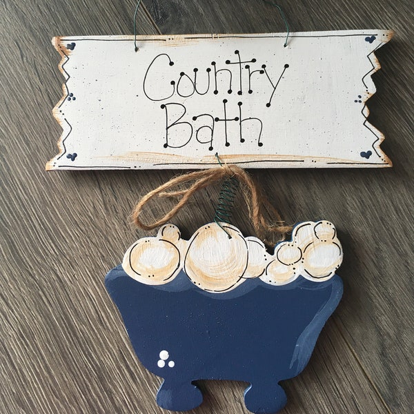 Country Bathroom Decor Etsy