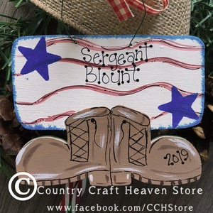 Personalized Military Christmas Ornaments- Military Appreciation-Military Pride-Navy-Marine-Army-Coast Guard-Air force-Memorial Ornament