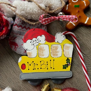 School Bus Driver Ornament / Personalized School Bus Driver / Personalized Bus Driver Ornament / Bus Christmas Ornament / BUS