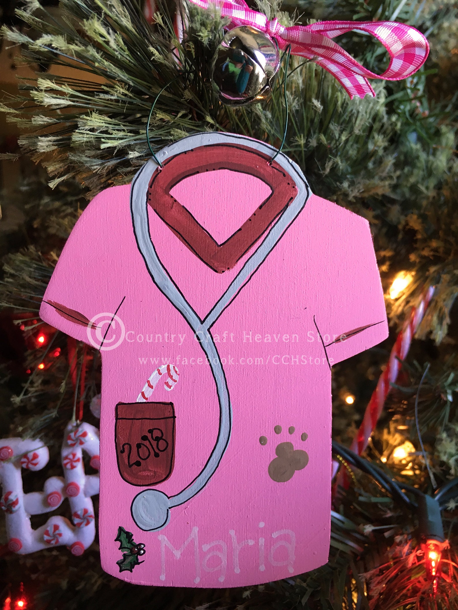 Veterinarian Christmas Ornament Personalized Pet VET Ornament Etsy