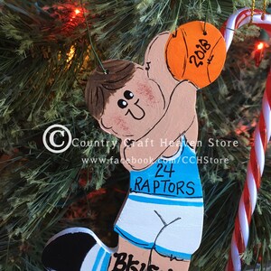 BASKETBALL Personalized Christmas ornament, Basketball player gift, gift for basketball ceremony, basketball birthday decor, basketball sign