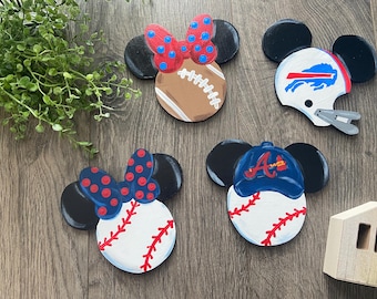 Sports Mouse Head Attachment | Interchangeable Welcome Sign Piece