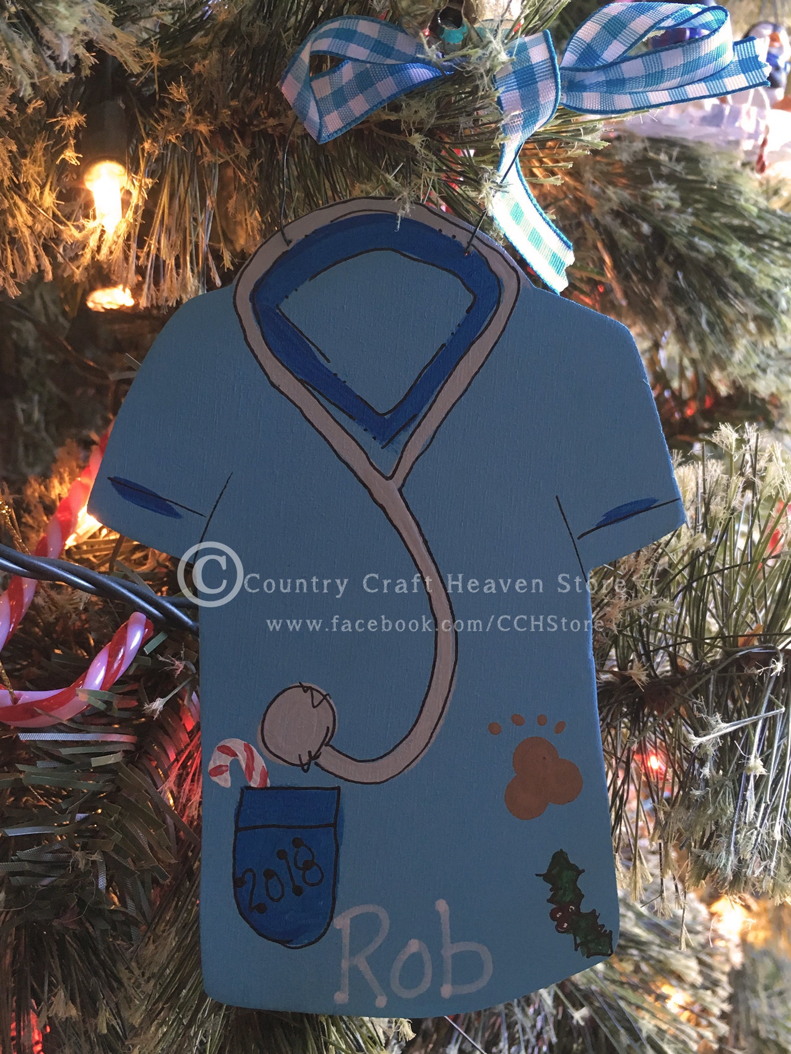 Veterinarian Christmas Ornament Personalized Pet VET Ornament Etsy