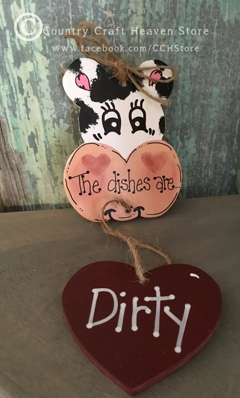 Cows Decor Rustic Cow Kitchen Signs Cow Wall Art Etsy