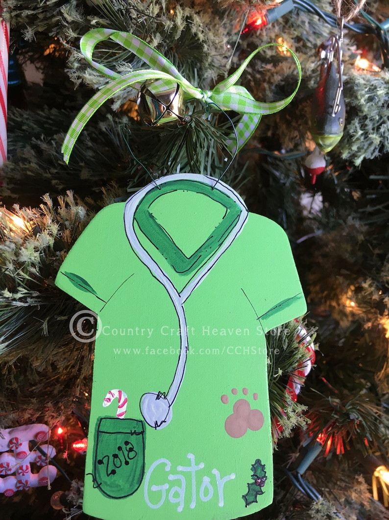 Veterinarian Christmas Ornament Personalized Pet VET Ornament Etsy