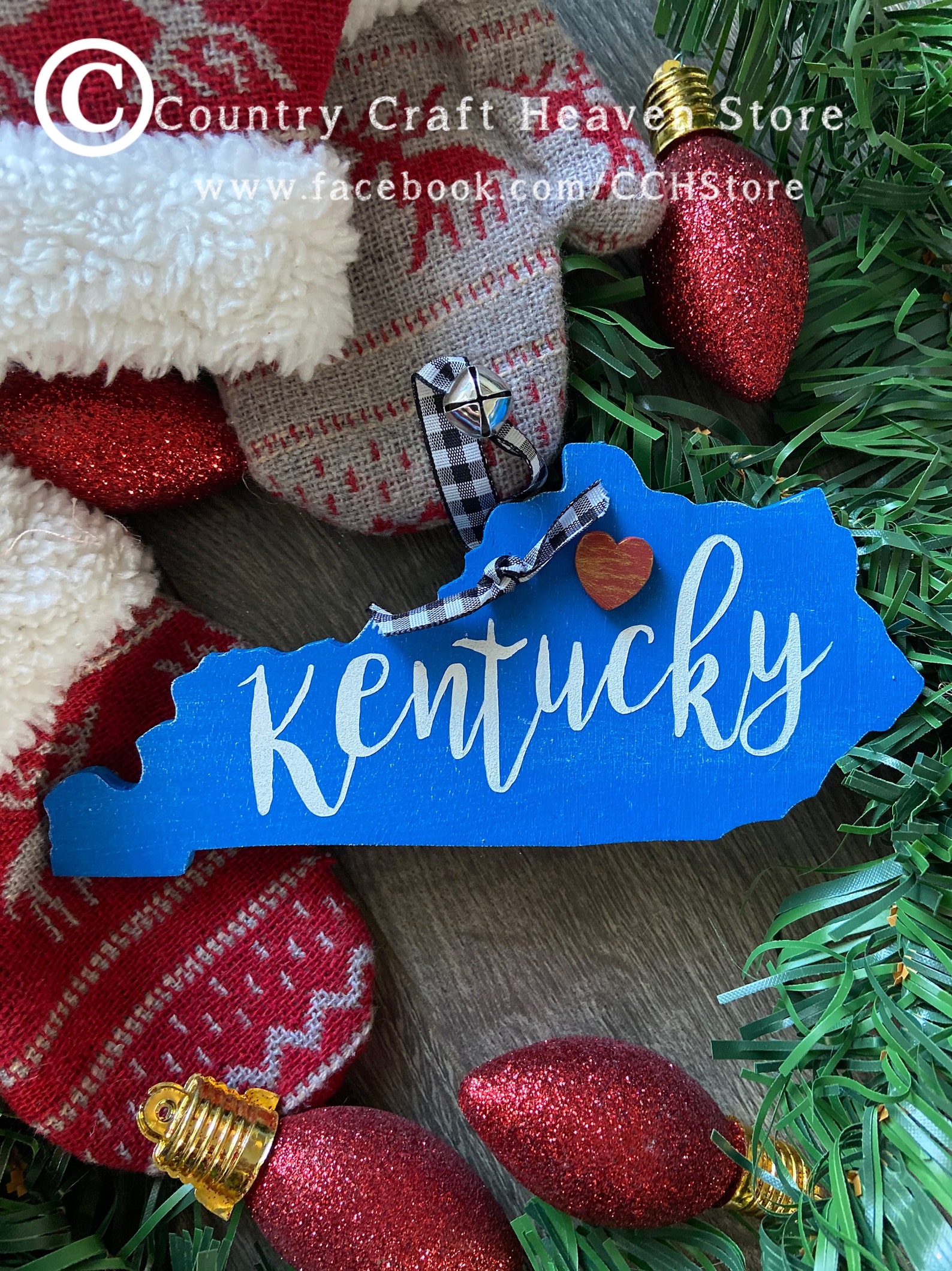Kentucky Christmas Ornament Kentucky Wildcats Ornament Etsy