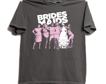 Filmshirt bruidsmeisjes, grafisch shirt vrijgezellenfeest, vintage T-shirt filmstijl, trendy uniseks T-shirt, grappig filmcadeau
