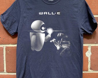 Wall-E Movie Shirt, Wall-E and Eve Shirt, Disney Pixar Movie Graphic Tee, Retro Sci-Fi Animation Fan Gift, Unisex Comfort Colors T-Shirt