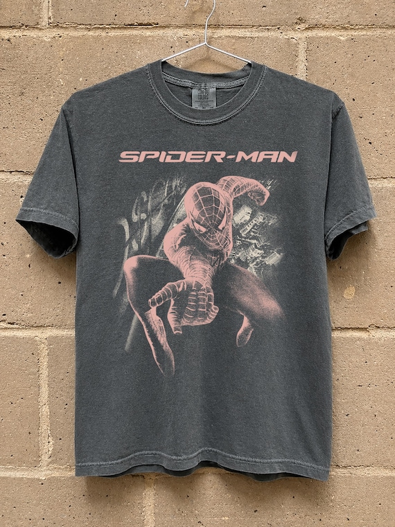 Spider-Man Shirt, Vintage Marvel Superhero Tee, Peter Parker Retro Movie Shirt, Marvel Fan Gift, Unisex Comfort Colors T-Shirt