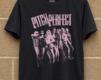 Camiseta Pitch Perfect, camiseta gráfica de Barden Bellas, camiseta de comedia musical estilo vintage de los 90, camiseta unisex Comfort Colors