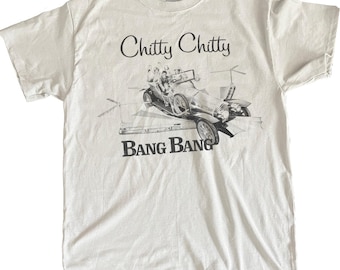 Chitty Chitty Bang Bang T-Shirt, Comfort Colors Vintage Movie Tee, Classic 60s Musical Shirt, Dick Van Dyke Fan Gift, Retro Flying Car Tee