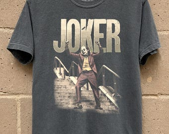 映画『ジョーカー』Tシャツ、ホアキン・フェニックスTシャツ、メンズ 