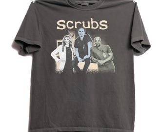 Scrubs TV Show Shirt, Funny Doctor Nurse Graphic Tee, Retro 2000s Sitcom Merch, Vintage Zach Braff Tshirt, Medical Student Gift
