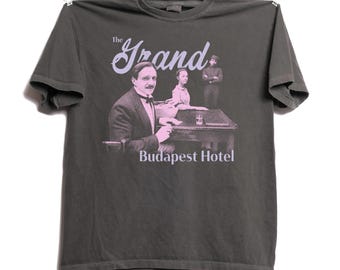 The Grand Budapest Hotel Shirt, Wes Anderson Graphic Tee, Vintage Ralph Fiennes Shirt, Retro Film Shirt, Gift for Movie Lover