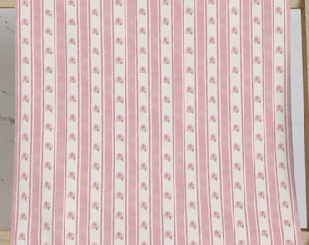 Pastel Pink Watercolour Floral Stripe Kitchen Hand Towel Custom Shabby Chic Cottagecore Coquette Princess Grandmillenial Kitchen Home Decor