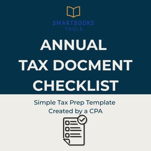 Tax Document Checklist | Annual 1040 Prep for Small Business (PDF)