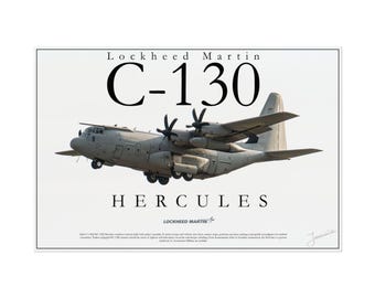 C-130 Hercules Cockpit Poster: Aviation Enthusiast Art - Etsy