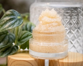 Exfoliante labial de azúcar sin carbón de hueso