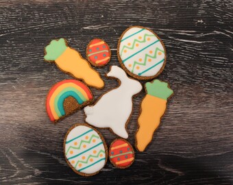 Easter Horse Treat Pack | Decorated Horse Cookies | Spring Horse Treats | Horse Lover Gift | Easter Barn Gift | Gourmet Horse Treats