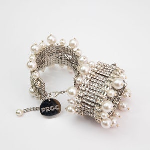 Jeweled rhinestone bracelet, arm candy, bridal arm bracelet, fancy bejeweled bracelet, adjustable rhinestone bracelet, bridal bracelet