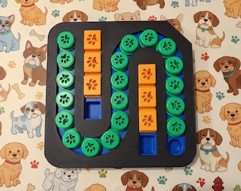 Extreme Dog Treat Puzzle (28 Compartments) | Advanced Slider Game for Focus