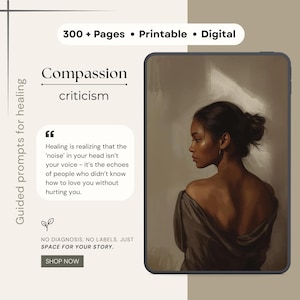 Shadow Work Journal, Inner Child Healing, Trauma Recovery Planner, Guided Prompts (Digital Download)