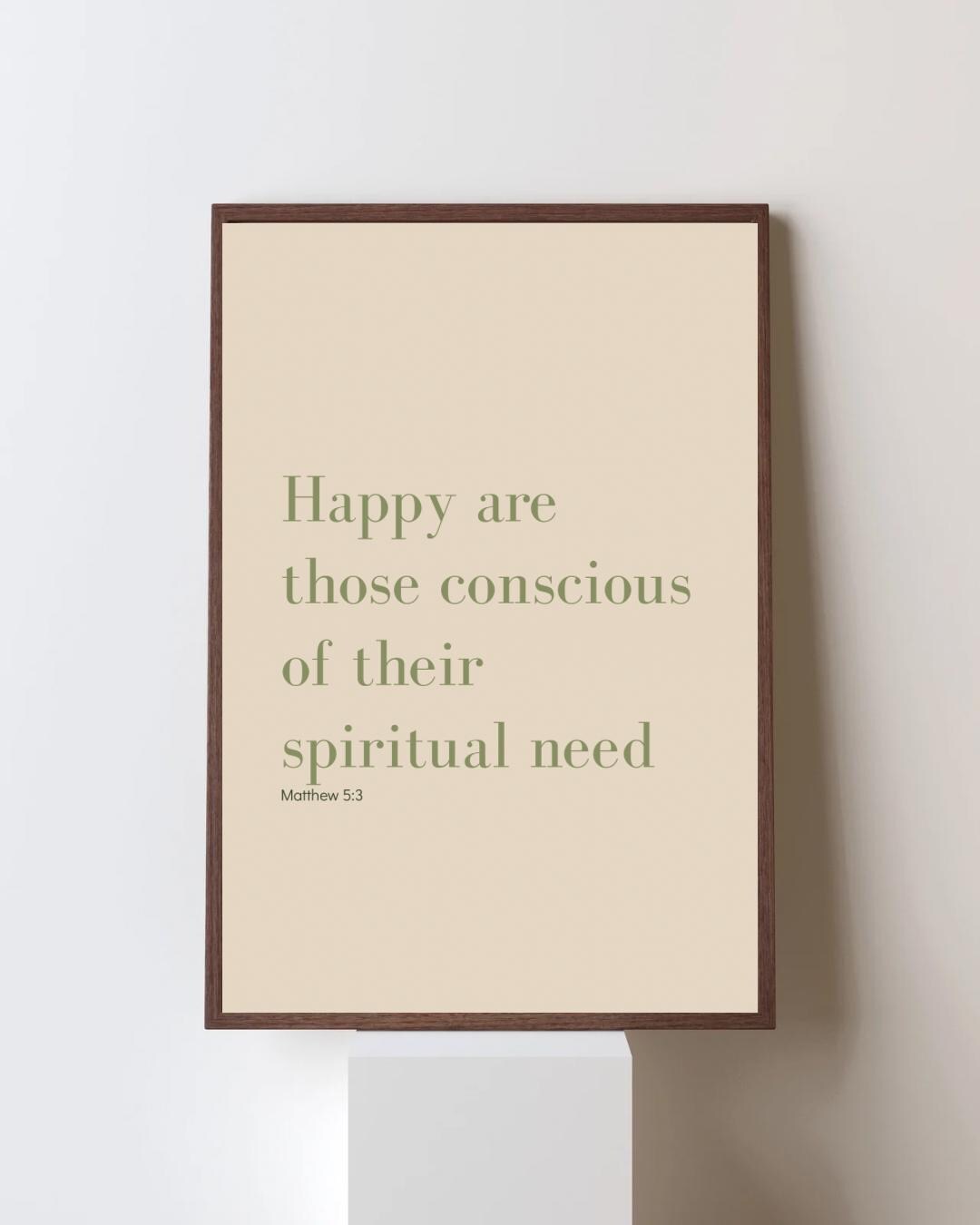2026 Year Text Printable Poster With Scripture Matthew 5:3 JW Wall Art ...