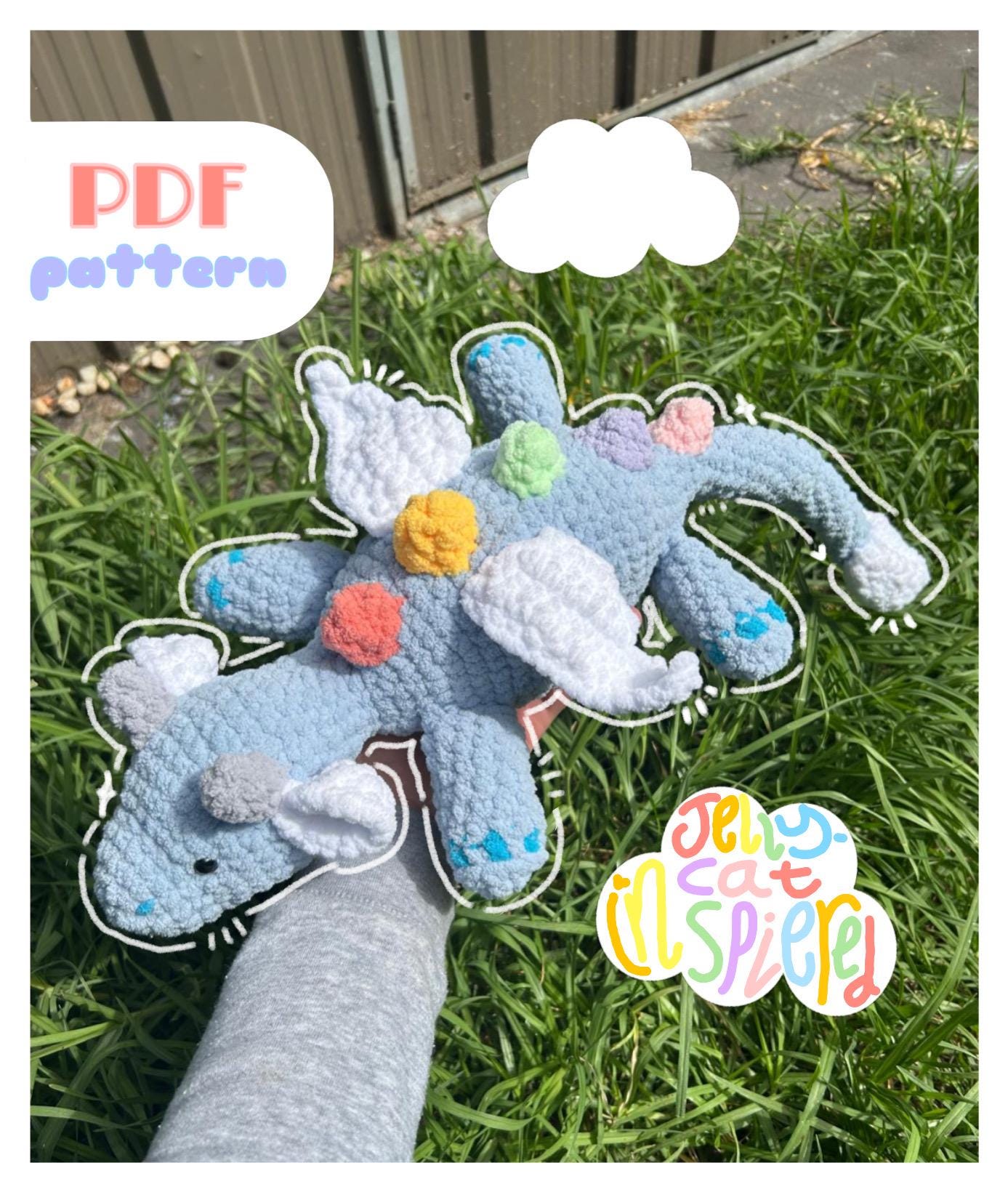 Jellycat sky dragon - Etsy 日本
