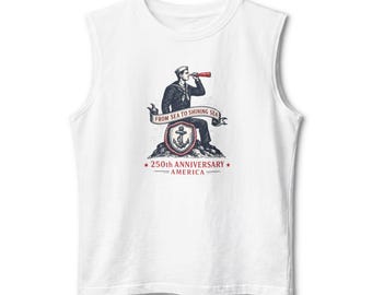 De mar a mar brillante, diseño náutico Tank / 250 aniversario de América