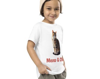 Funny Cat T-Shirt For Boys & Girls