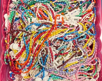 Homemade Plastic Bead Rosaries