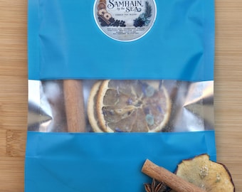 Samhain by the Sea Simmer Pot – Autumn Ocean Botanical Blend (All Natural - Handcrafted)