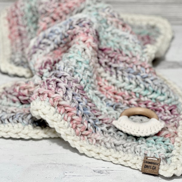 CROCHET PATTERN Small Baby Blanket |  Easy Crochet Pattern Baby Quick Crochet Pattern for Baby Super Bulky Yarn Crochet Baby Blanket Pattern