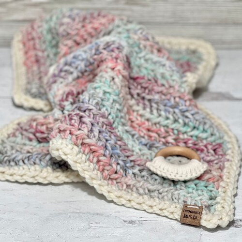 LITTLE SNUGGLE BLANKET Small Chunky Baby Blanket Etsy