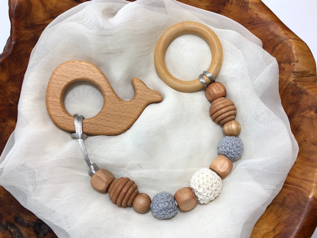 WOOD BABY TOY X Natural Baby Toy X Wood Cotton Toy X Earth Friendly