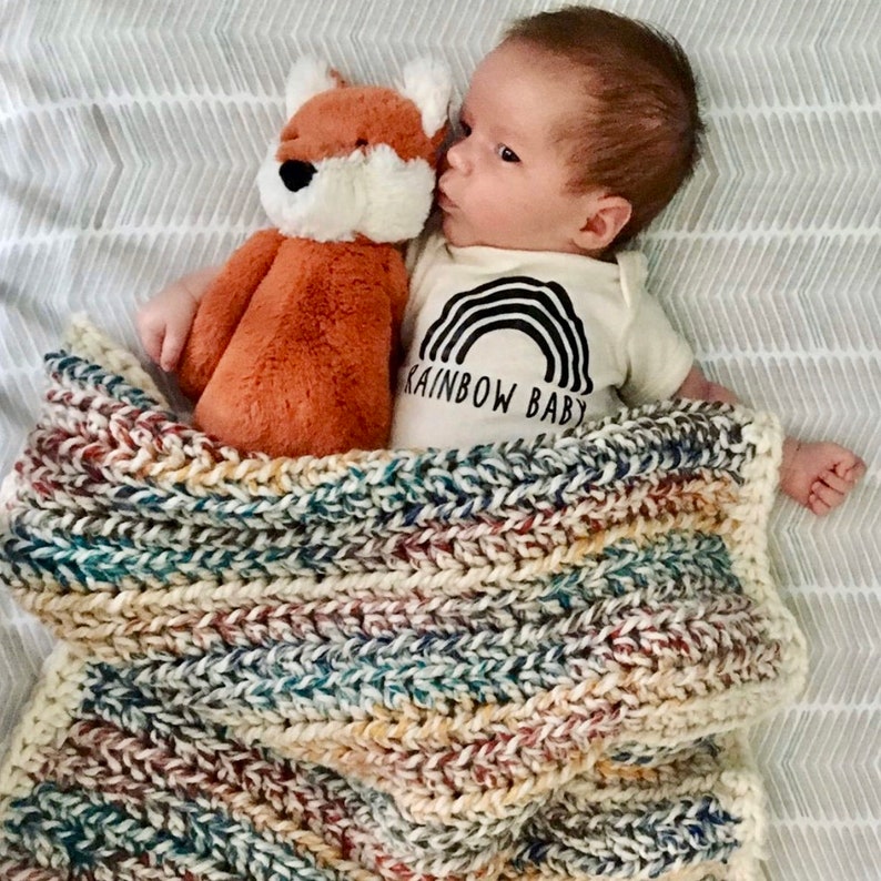 CROCHET PATTERN PDF Baby Snuggle Blanket Quick Easy Etsy