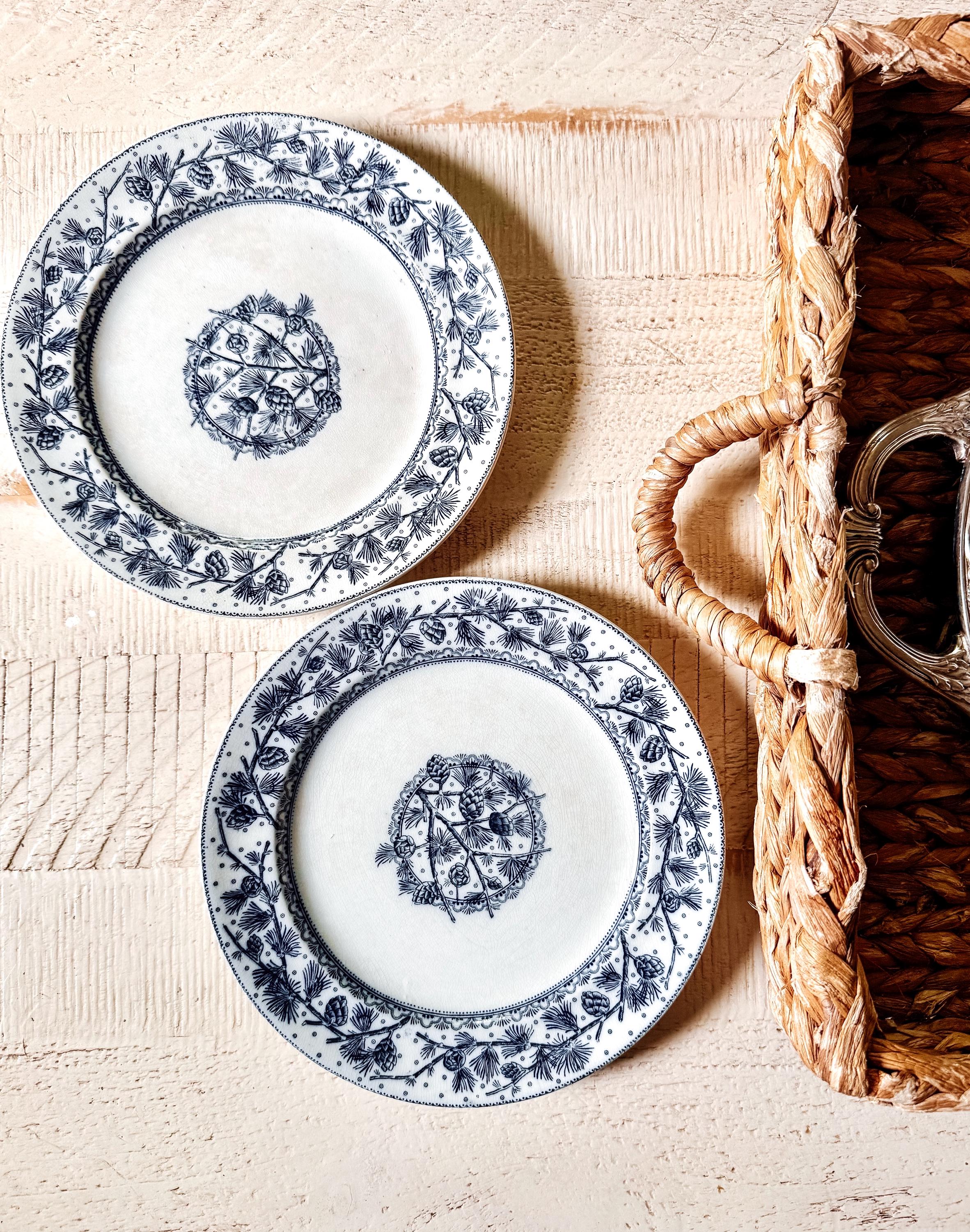 GRINDLEY アンティークプレートセット Antique Wh Grindley - Etsy