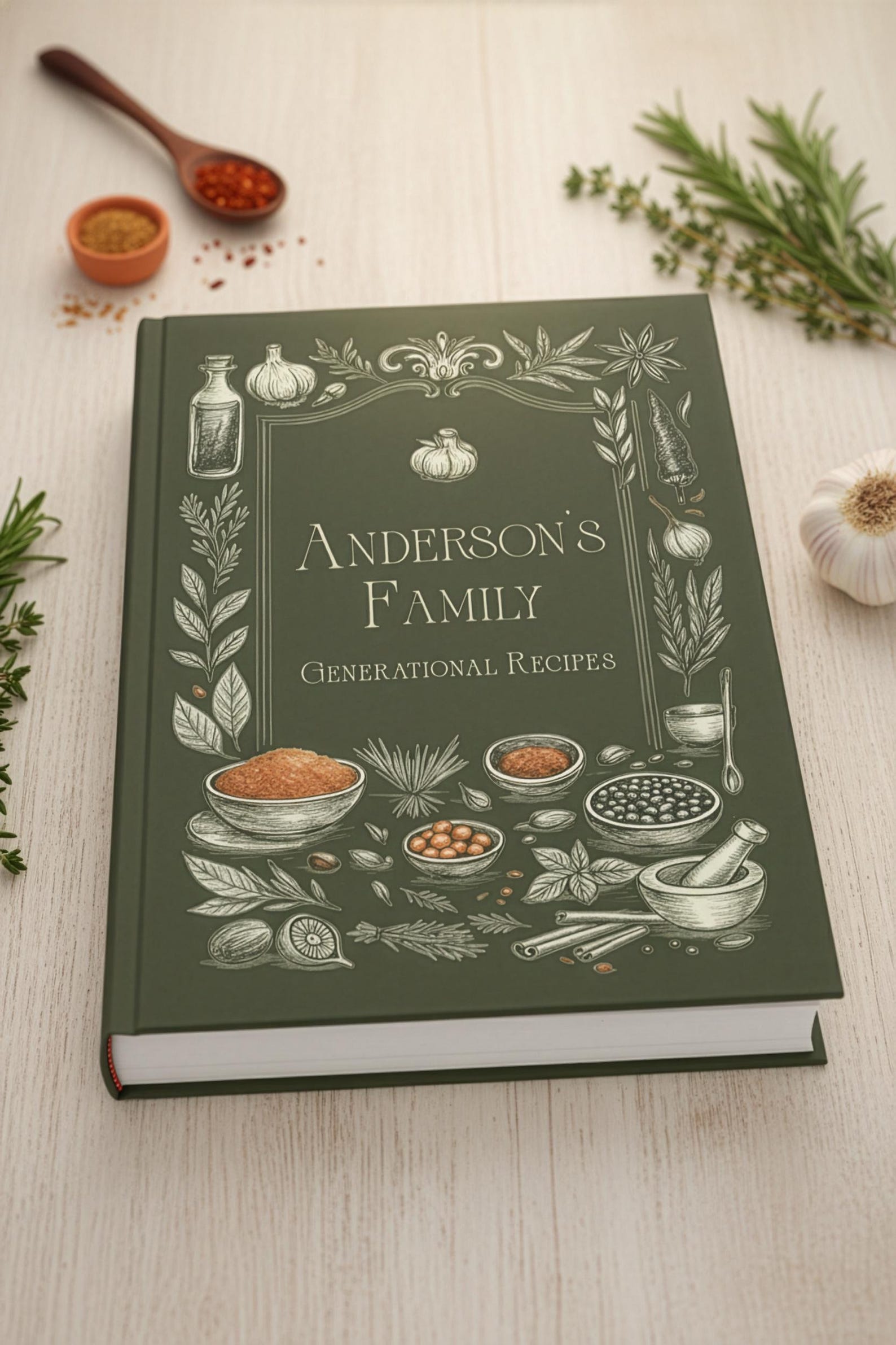 Hardcover/Softcover Book. Personalized gift. Custom Recipe Book. Cookbook
