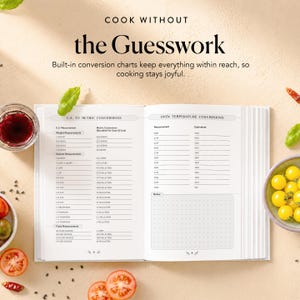 Custom Recipe Book, 300 page, Gift for her/him/Mom/Grandma, Recipe Journal image 13