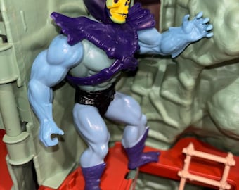 Rara action figure di Skeletor con teschio morbido