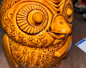 McCoy Vintage owl cookie jar