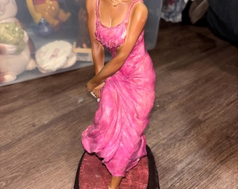 Ebony treasures Pink princess . Art  piece