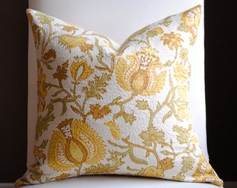Beautiful Decorative Pillow Cover-18x18 -Langstrom-ROBERT ALLEN-Sprout
