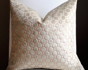Beautiful Velvet Home Decor Pillow Cover-20x20-Truffle-Accent Pillow-Throw Pillow-Decorative Pillow