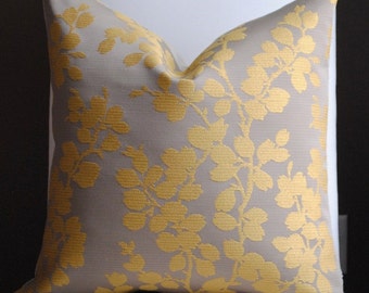 Decorative Pillow Cover -20x20- Apple Tree-Accent Pillow-Toss Pillow-Gold-Taupe