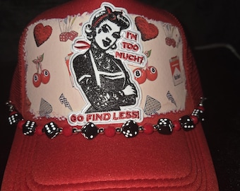 Ve a buscar menos gorra de camionero roja