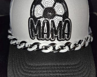 Gorra de mamá futbolista