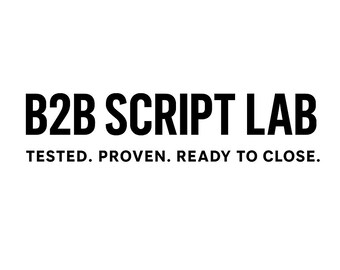 B2B Sales Scripts | Cold Email Templates | Objection Handling Scriptbook | Sales Call Script PDF | Close High-Ticket Deals