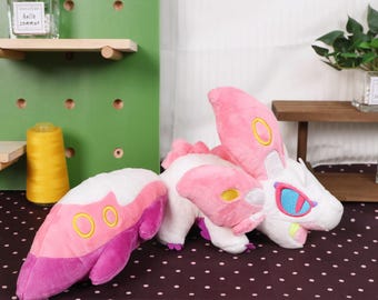 Fantasy Leviathan Dragon Plush Doll Handmade Long Tail Soft Stuffed Toy Ultra Soft Cotton Fabric Plush Display Collectible Gift for Fans
