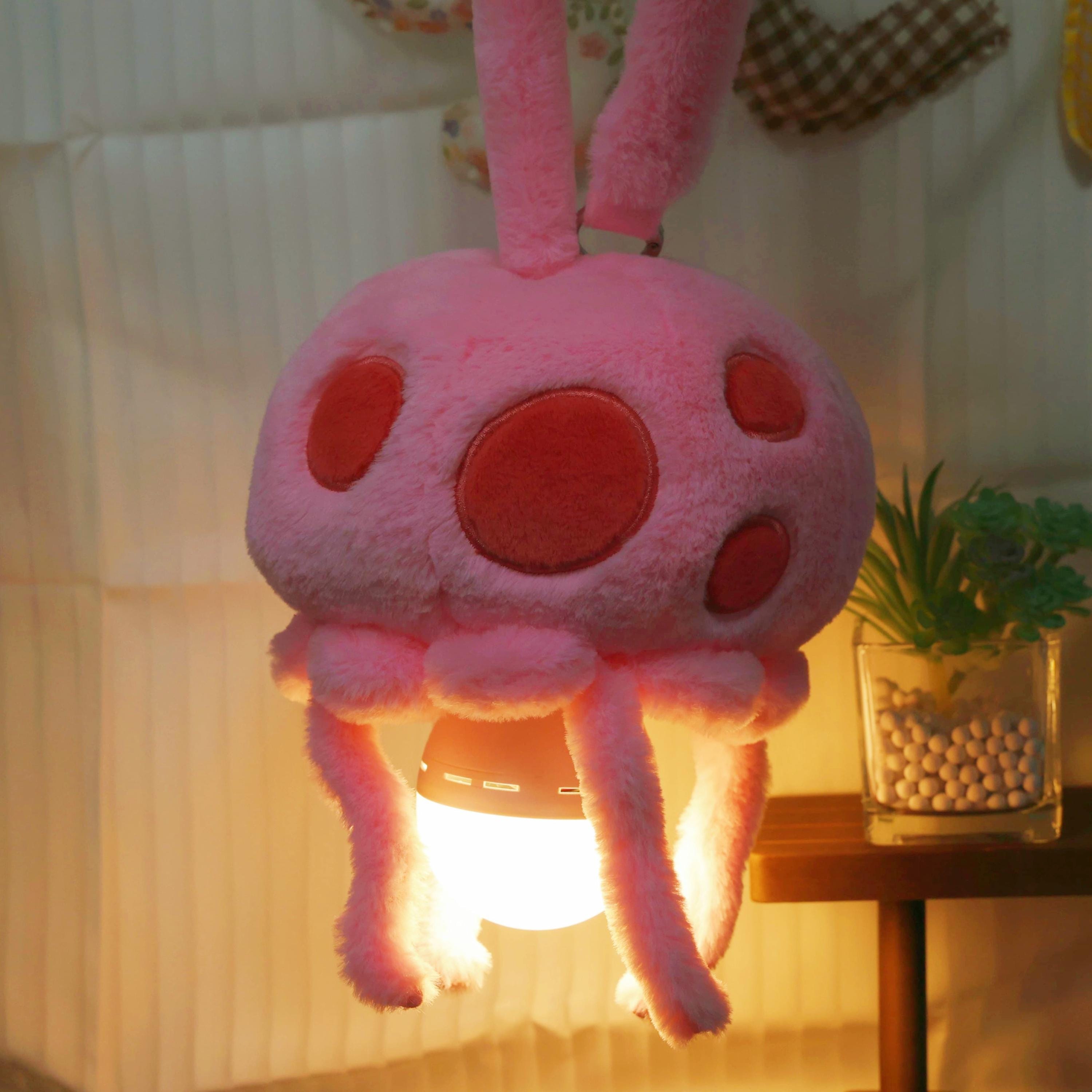 Spongeobge Led Light Spongebob Jellyfish Plush Night Light LED Rechargeable Tatu Plush Gift ...